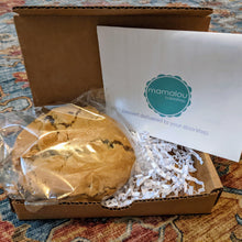 Load image into Gallery viewer, A giant cookie in a box that includes a personalized note
